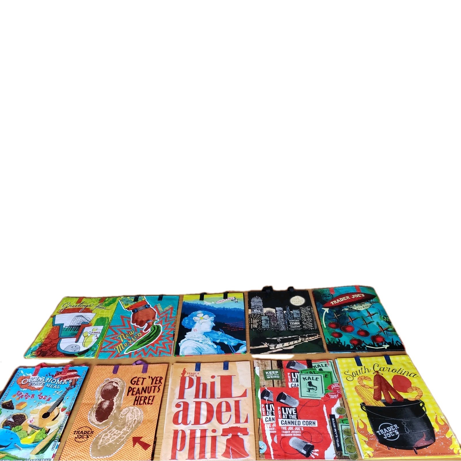 1x NEW Trader Joe’s Eco Reusable Shopping Gift Tote Bag PICK ONE (1) FREE SHIP