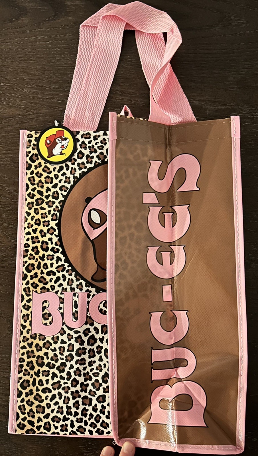 Buc-ee’s Reusable Tote Shopping Bags in 2 Different Styles, 16x12x7 – NEW!