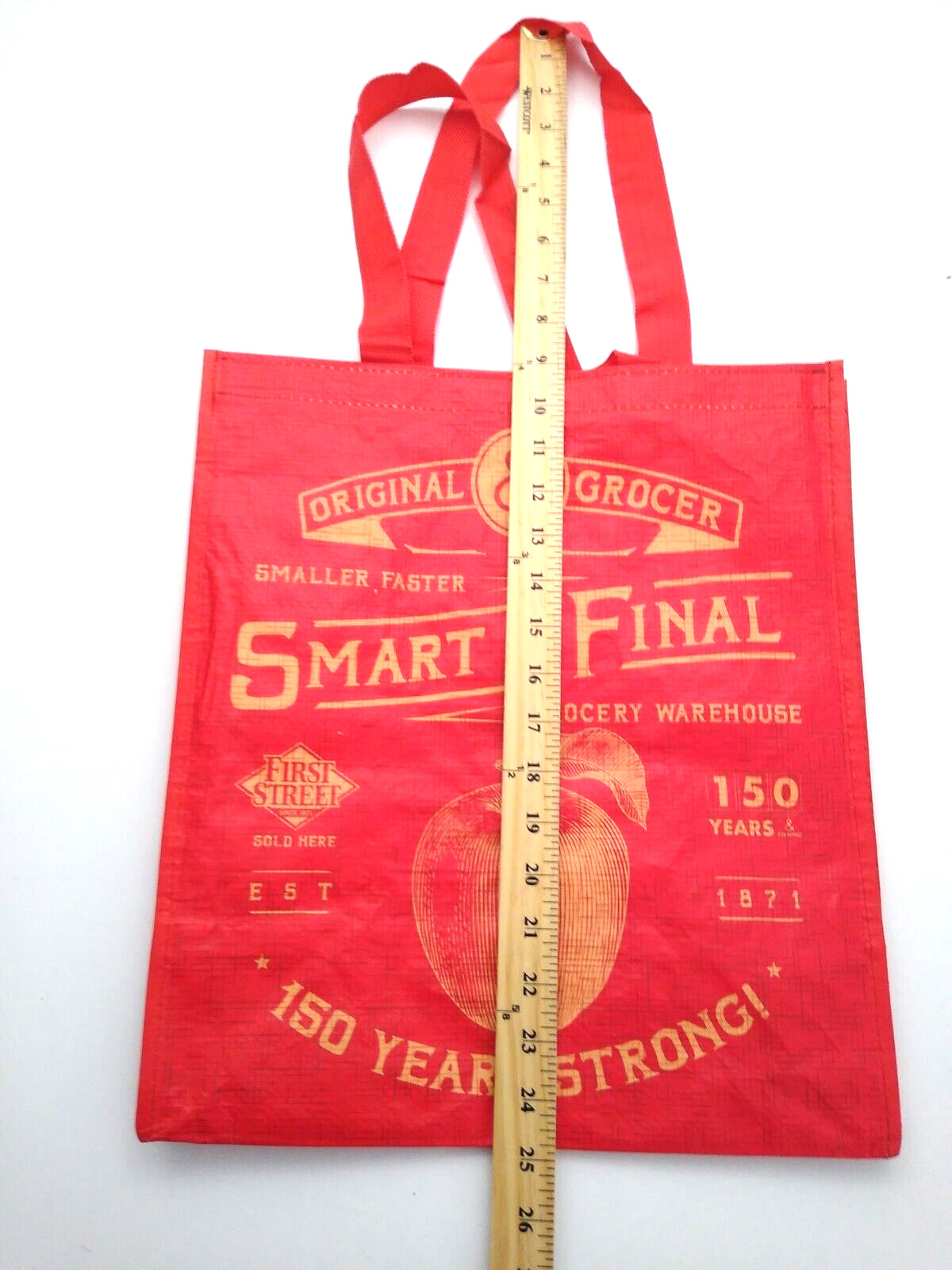 Smart & Final 150th Anniversay Shopping Tote Wholesale Grocery Chain Store