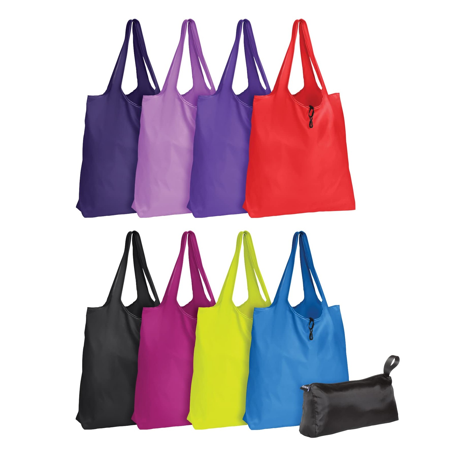 Reusable Grocery, 8 Pack of Checkout, Machine Washable, Large 16″ x 17″ Usabl…
