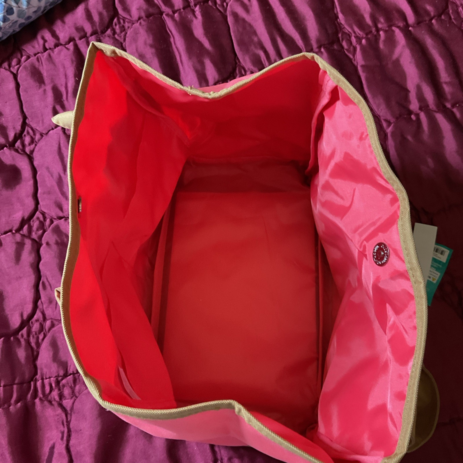 The Pioneer Woman Fresh Floral Garden Tote Bag w/ Pockets for Storing Essentials