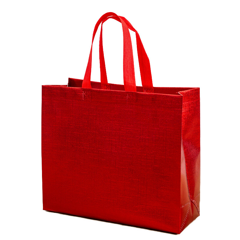 Eco Shopping Bag Takeaway Laser Bag Non-woven Fabric Film Coated Waterproof