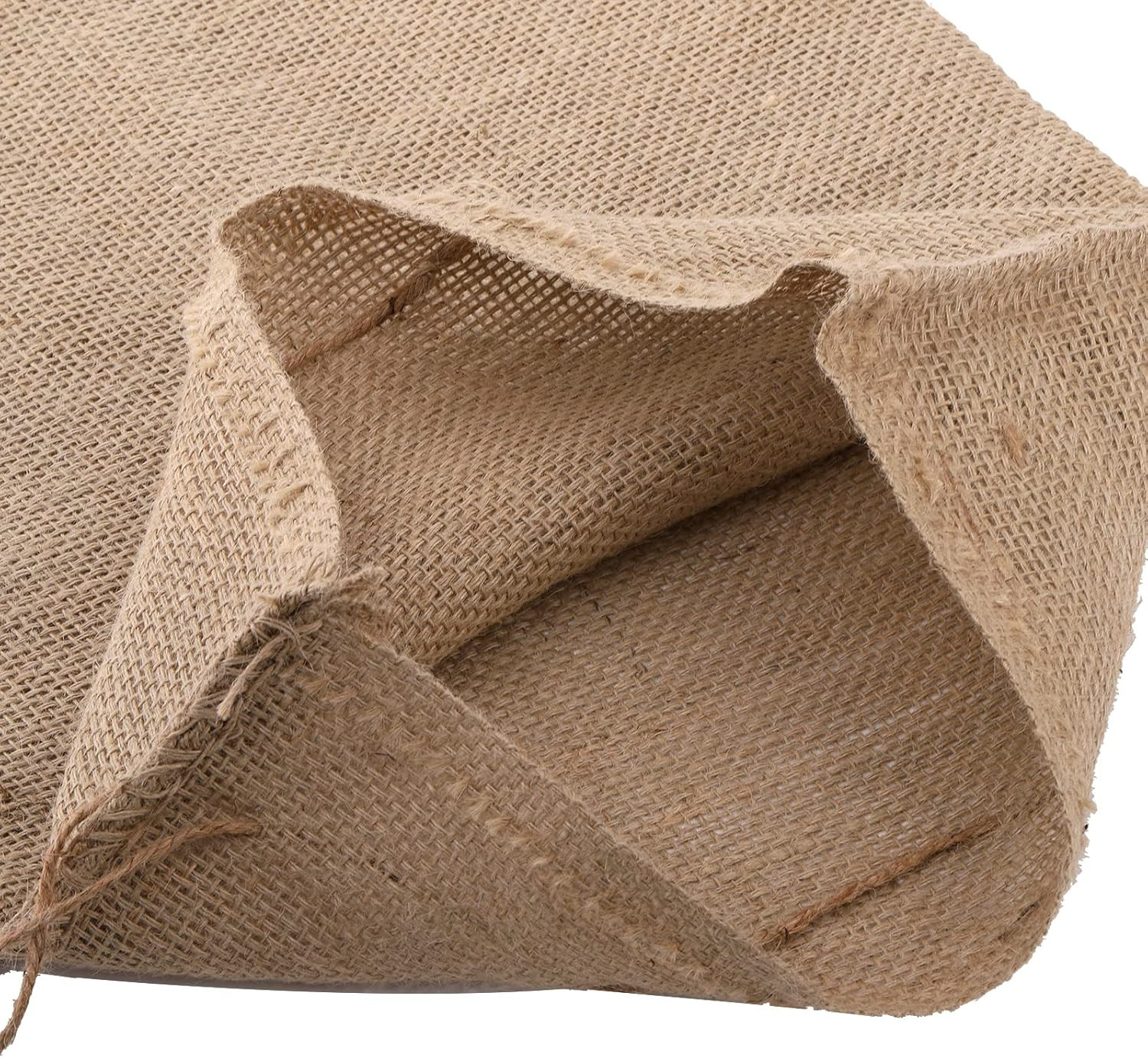 Bekith 6 Pack Burlap Bags with Drawstring, 18″ X 24″ Natural Jute Potato Sacks,