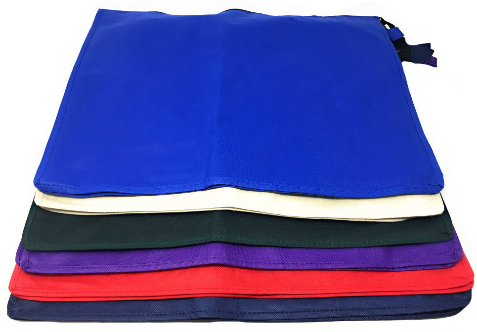 1 Dozen Large Big 20″ Zippered Reusable Grocery Shopping Tote Bags Wholesale
