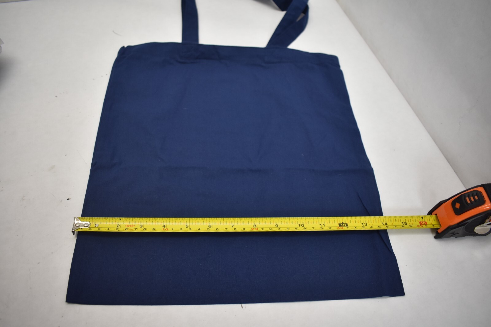 Top Design Economical Navy Blue 16″ x 15″ Cotton Tote Bag Lightweight 24 Pack