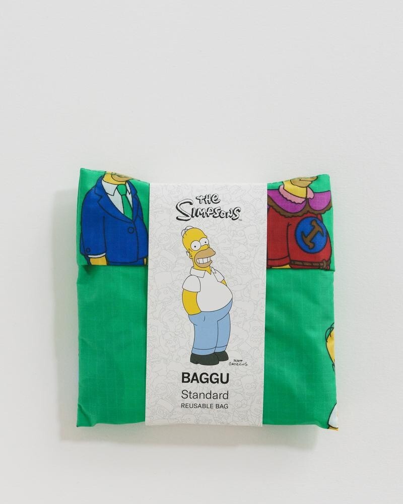NWT Baggu X The Simpsons Homer Standard Reusable Bag Tote Sold Out US Seller Gre