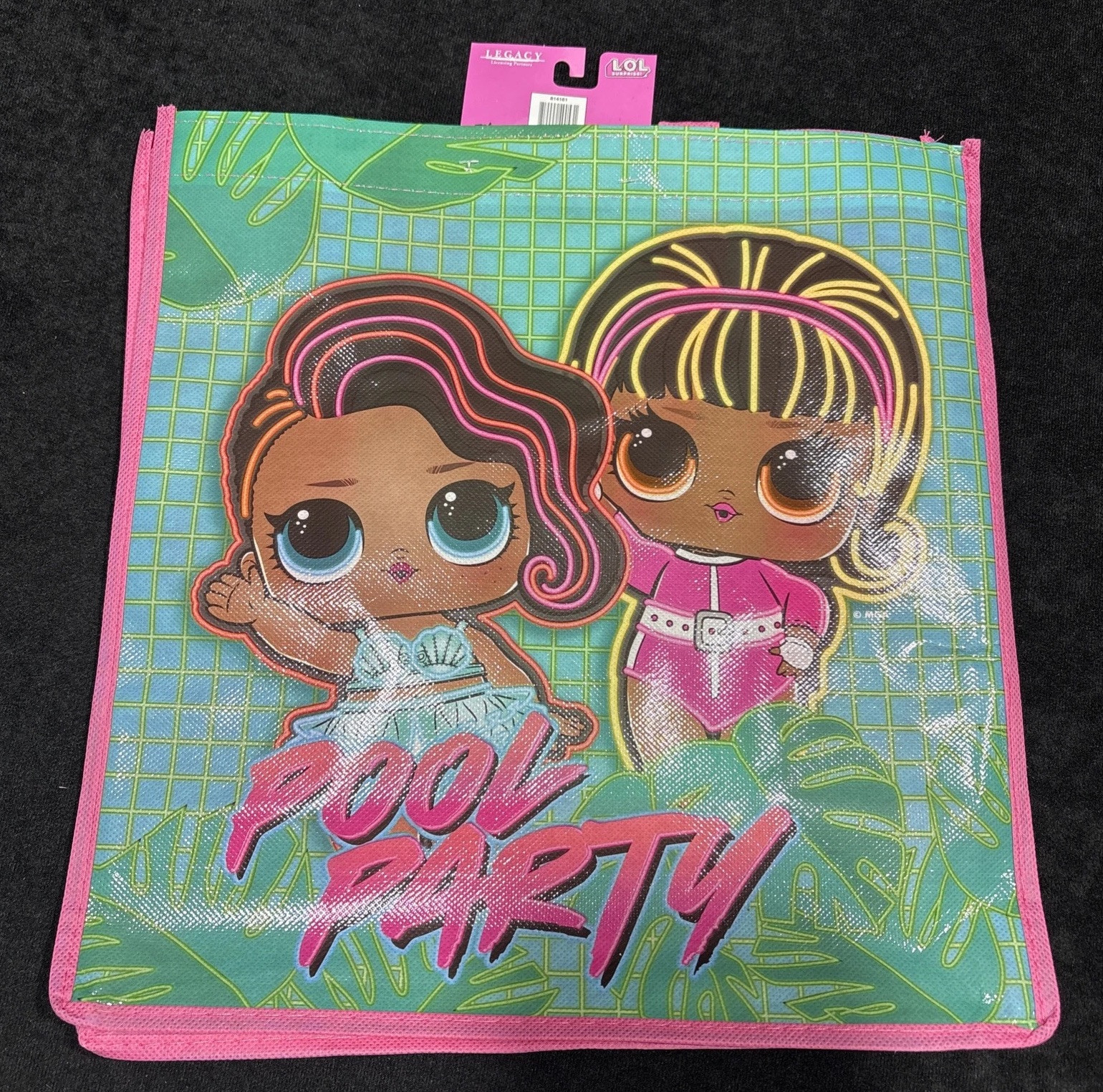 LOL Surprise Pool Party Reusable Tote Bag w/ Handles by Legacy Brand New!