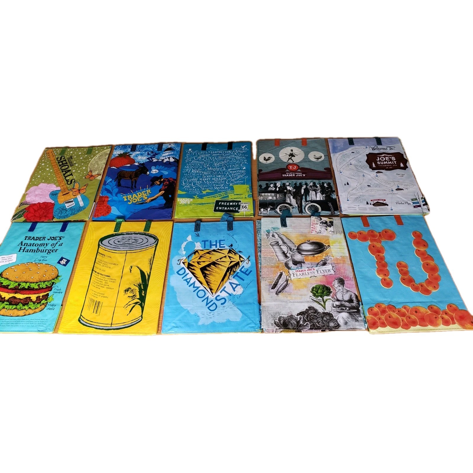 1x NEW Trader Joe’s Eco Reusable Shopping Gift Tote Bag PICK ONE (1) FREE SHIP