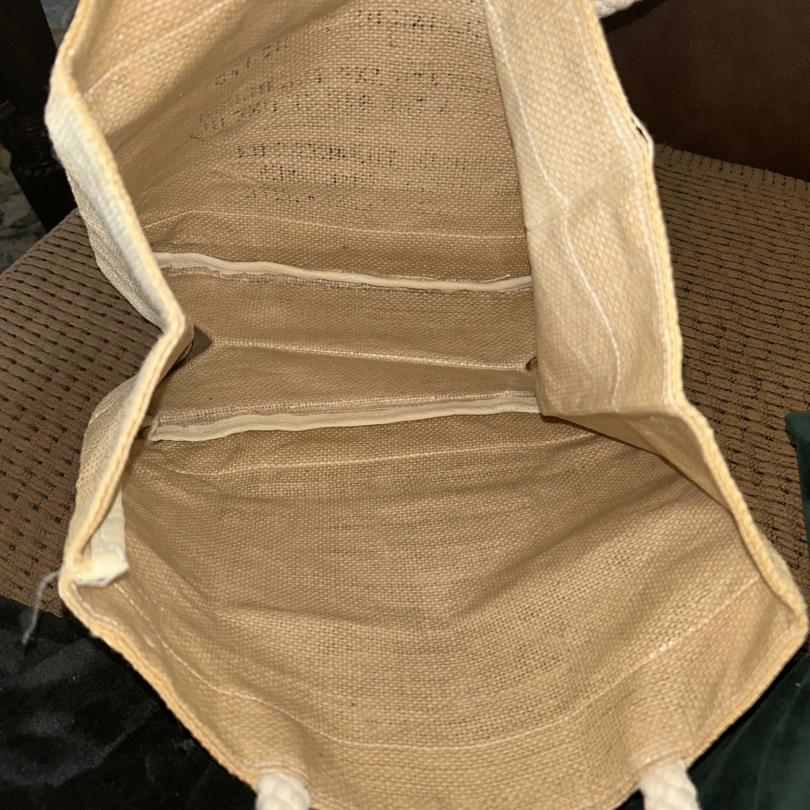 NWOT Trader Joe’s Jute Tote Bag HTF – Rare reusable Travel Casual Natural