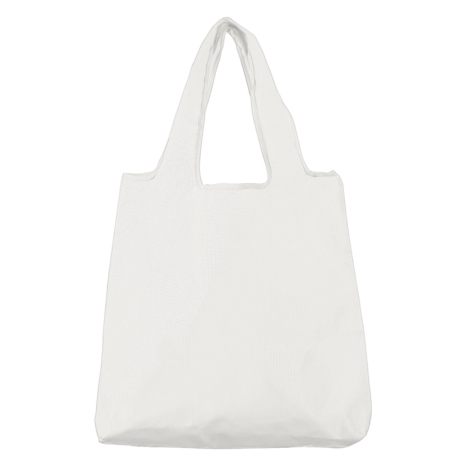 Washable Shopping Bags with Handles Bulk Foldable Grocery Bags White S