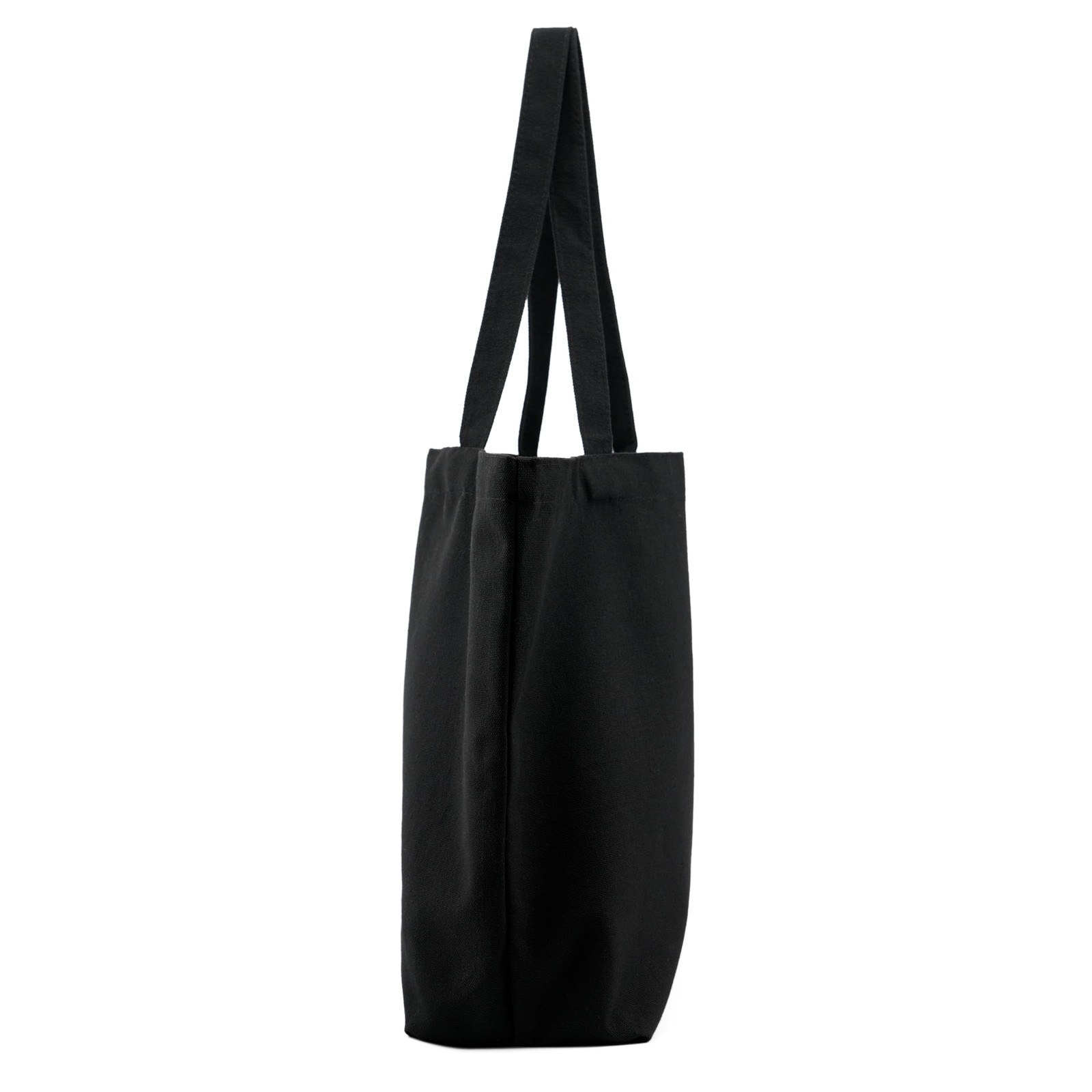 Blank Canvas Cotton Tote Bags, 2 Pcs Plain Reusable Grocery Shopping Cloth Ba…