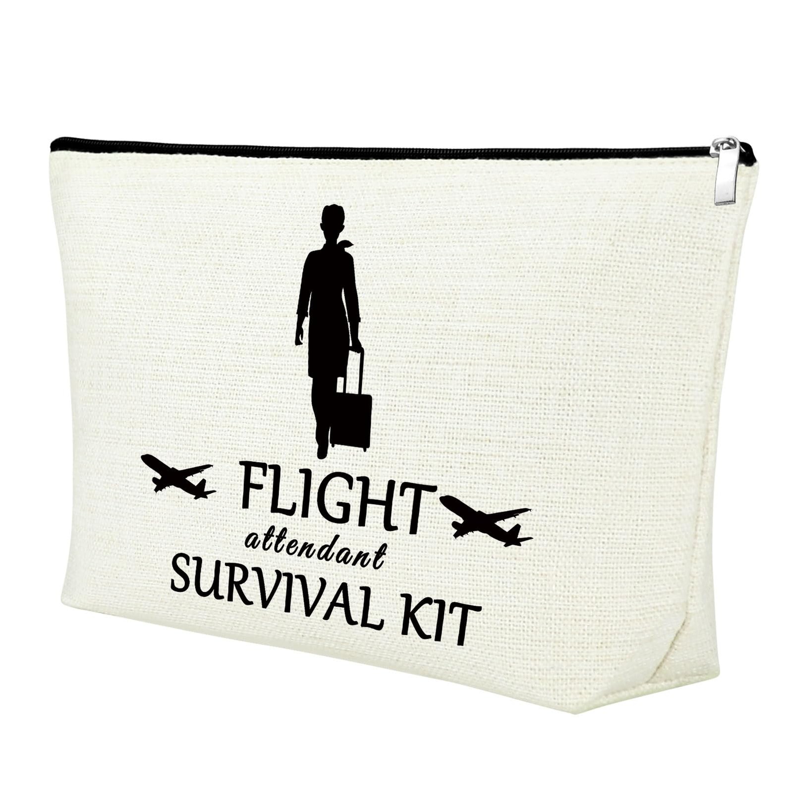 Mxrymvu Flight Attendant Gifts for Women Makeup Bag