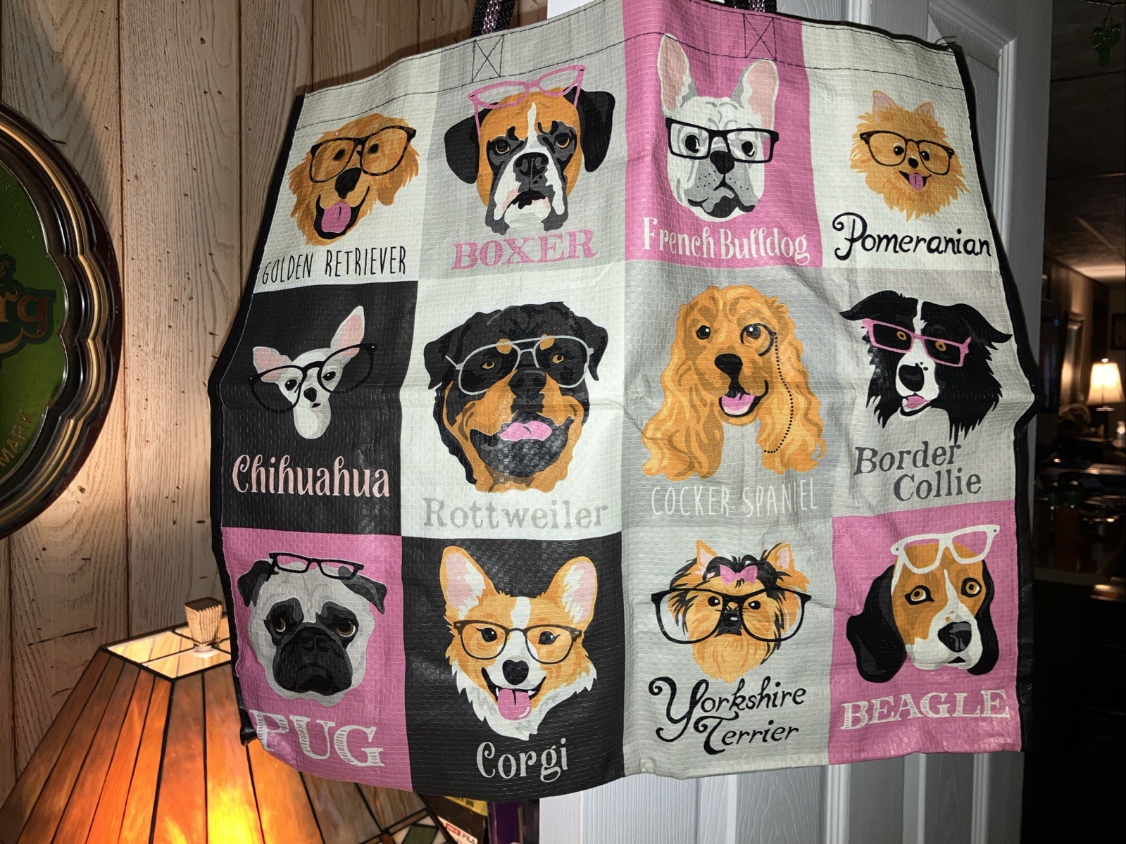 Dogs W/ Sunglasses ! Spring Reusable Shopping Bag~EcoTote Tj-maxx