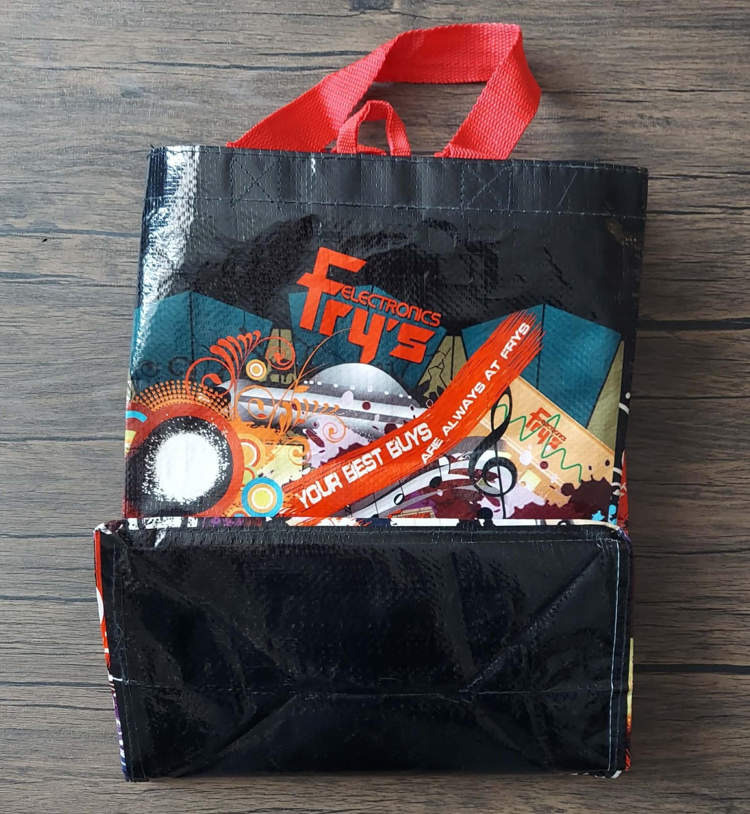 Fry’s Electronics – Classic Tote polypropylene Hand Bag non-woven foldable
