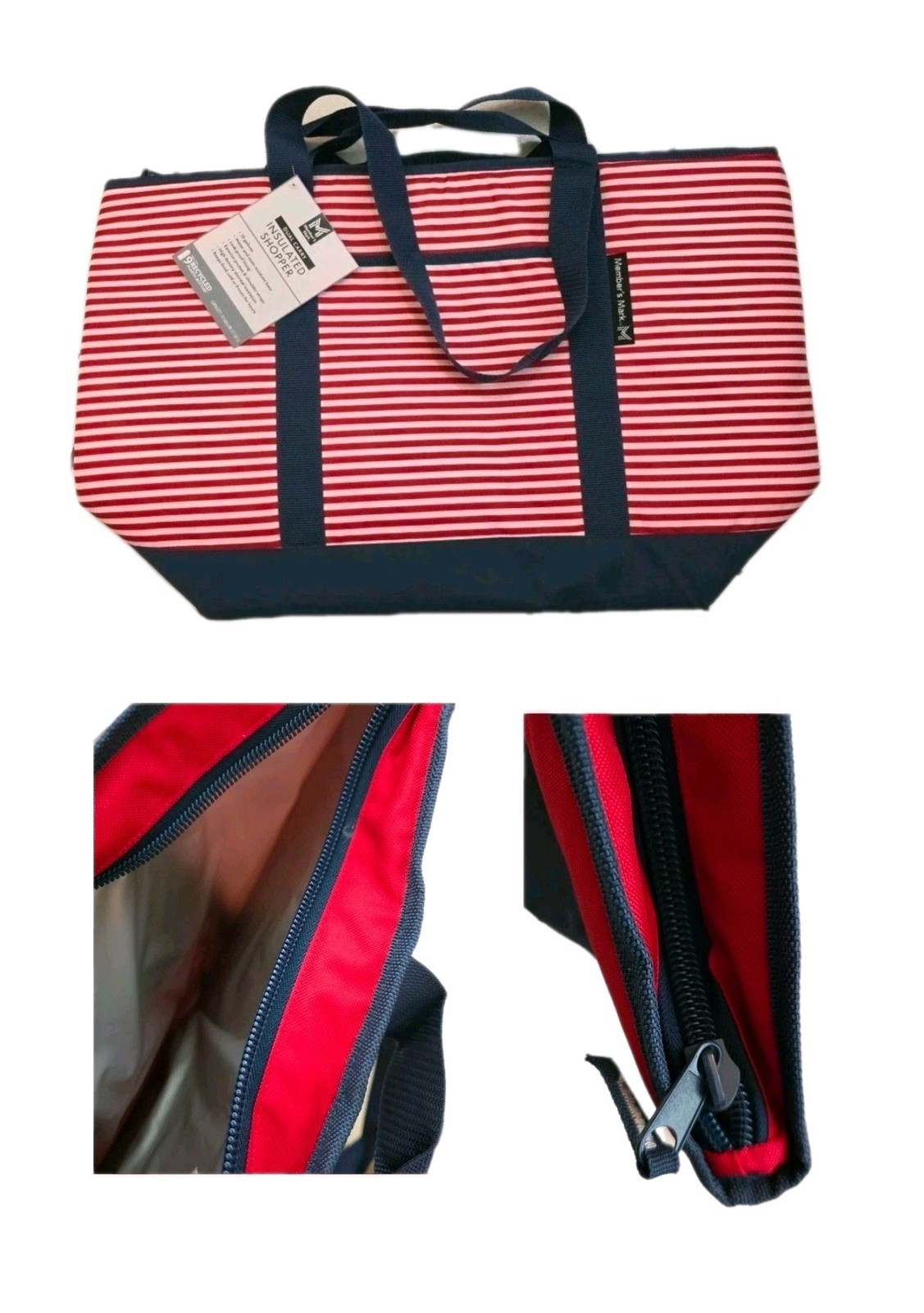 Member’s Mark Dual Carry Thermal Insulate Shopper Bag 10 Gallon Leak Proof