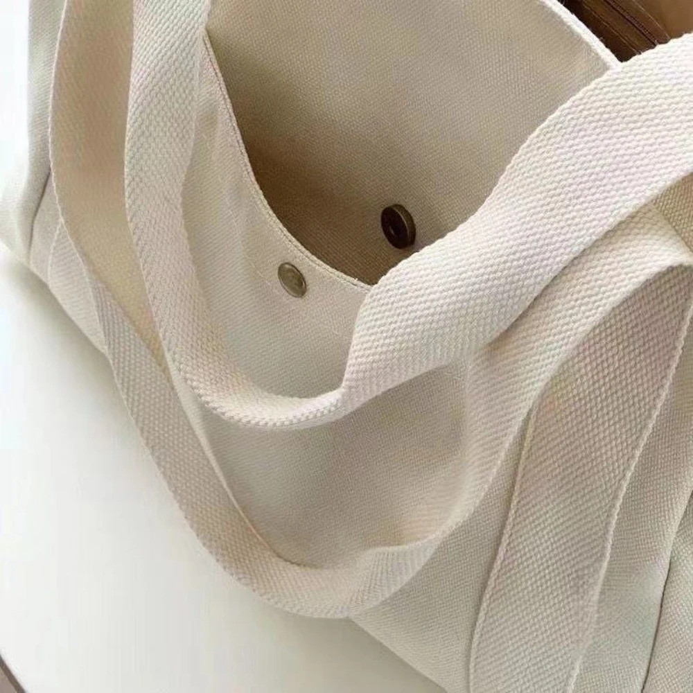 NEW Large Capacity Canvas Tote Bag Shoulder Shopping Book Bag Fast Shipping