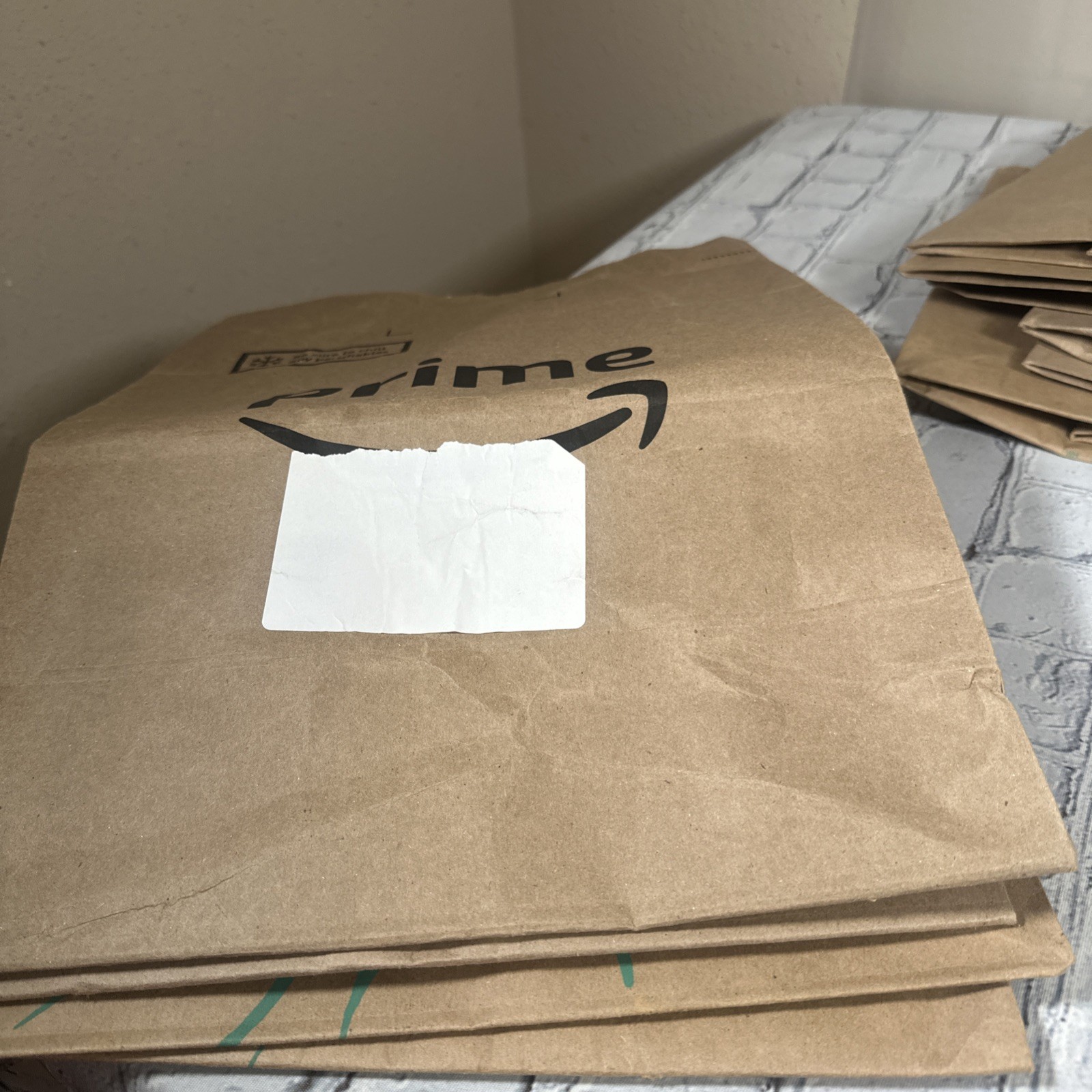 Lot Of 10 Paper Temp Thermal Insulated Foil Lined Bags Whole Foods Amazon