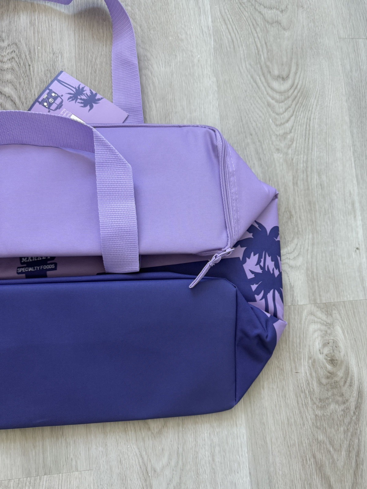 Trader Joe’s NEW SPRING 2026 RELEASE PURPLE RAIN Large Insulated Bag LIMITED