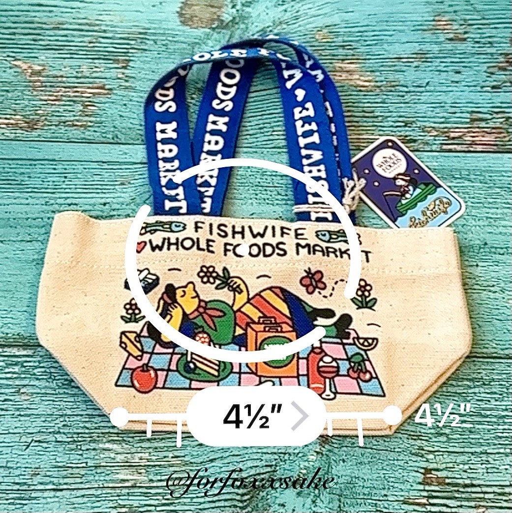 NWT Fishwife x Whole Foods Micro Tote Limited Edition