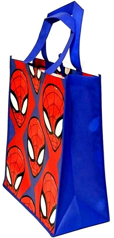Marvel SPIDER-MAN 15.5 x 13.5 x 6.75 Re-Usable Shopping Tote Bag (1pc) NWT
