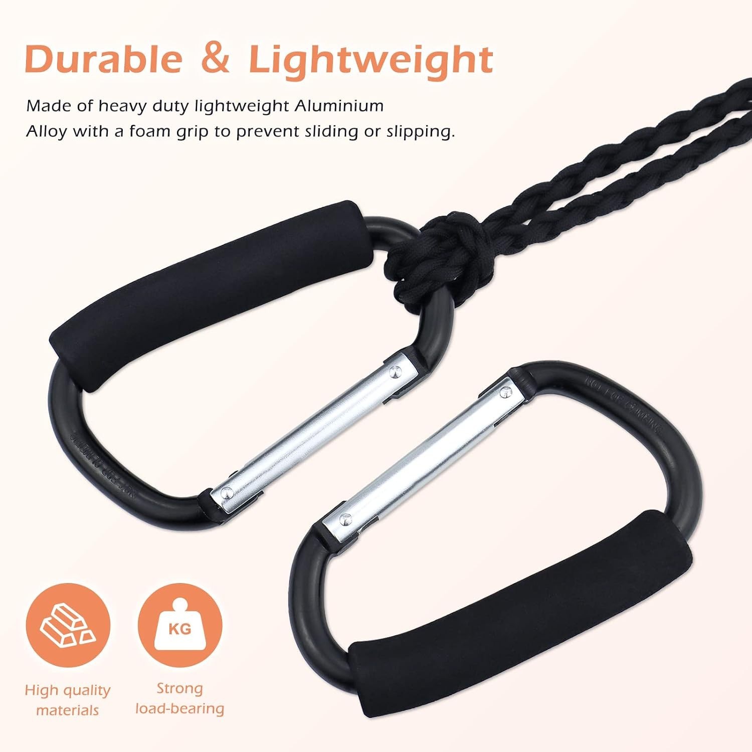 Durable Aluminum Grocery Hook with Comfortable Grip – Ideal for Strollers