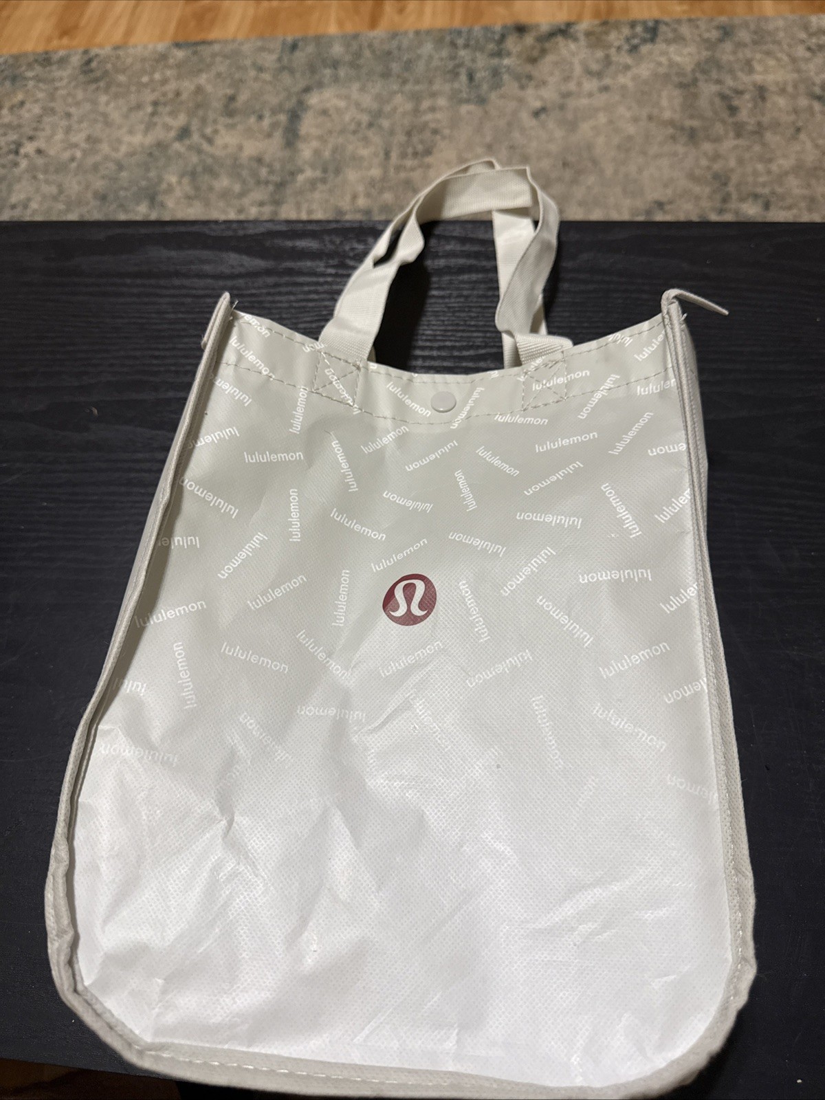 New Lululemon Reusable Small & Medium Shopping Bag Red White Green Black