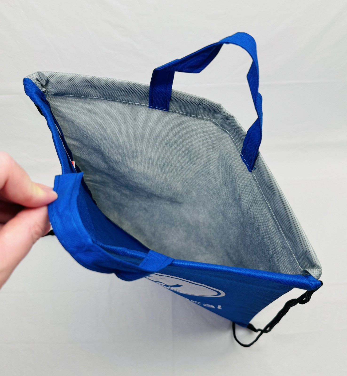 NEW Ford Vehicles Blue Polyester Cinch Bag Drawstring Backpack Promo Advertising