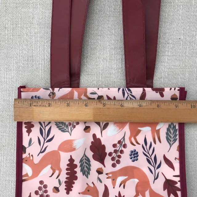 Novelty Fox in Leaves Reusable Tote Bag Foxhunters FoxLovers NatureFall Pristine