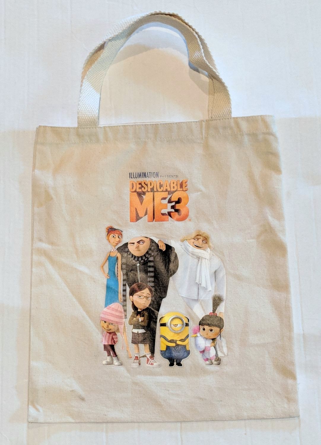 RARE ILLUMINATION PRESENTS Despicable Me3 Minions Small Canvas Shopping Bag