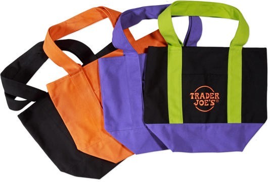 Trader Joe’s Mini Canvas Tote Bag LOT OF 4 IN HAND WITH TAGS WOW