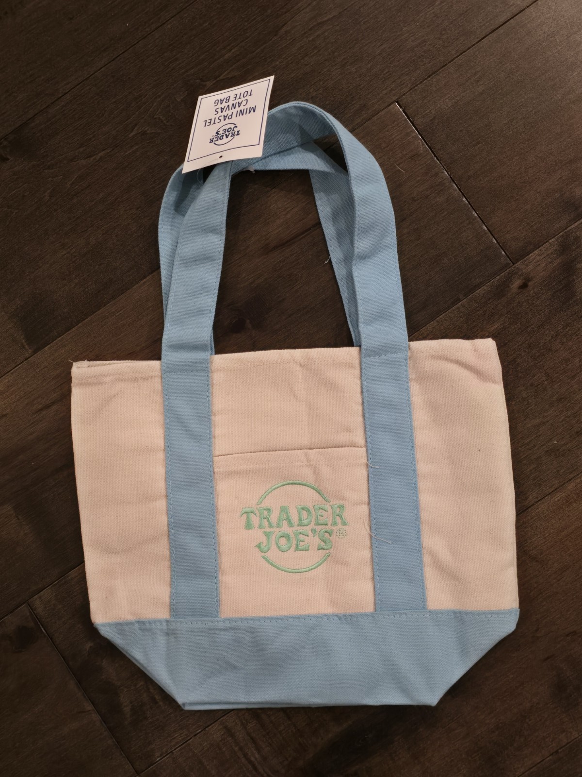 Trader Joe’s 2026 Mini Pastel Canvas Tote Bag Set Of 4 IN HAND READY TO SHIP!!!!