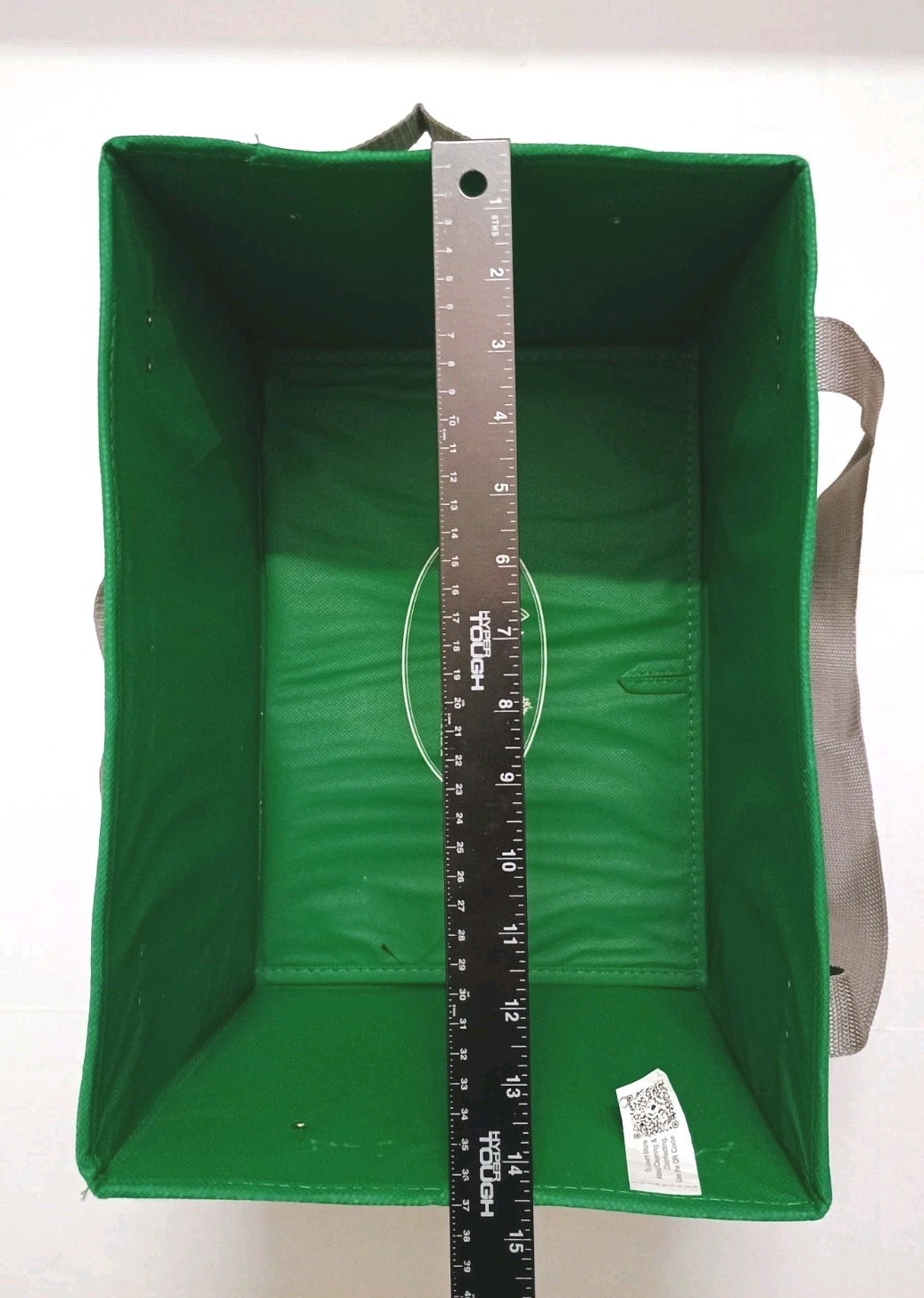 Sprouts Farmers Market Earthwise Green Box Tote Market Bag Collapsible
