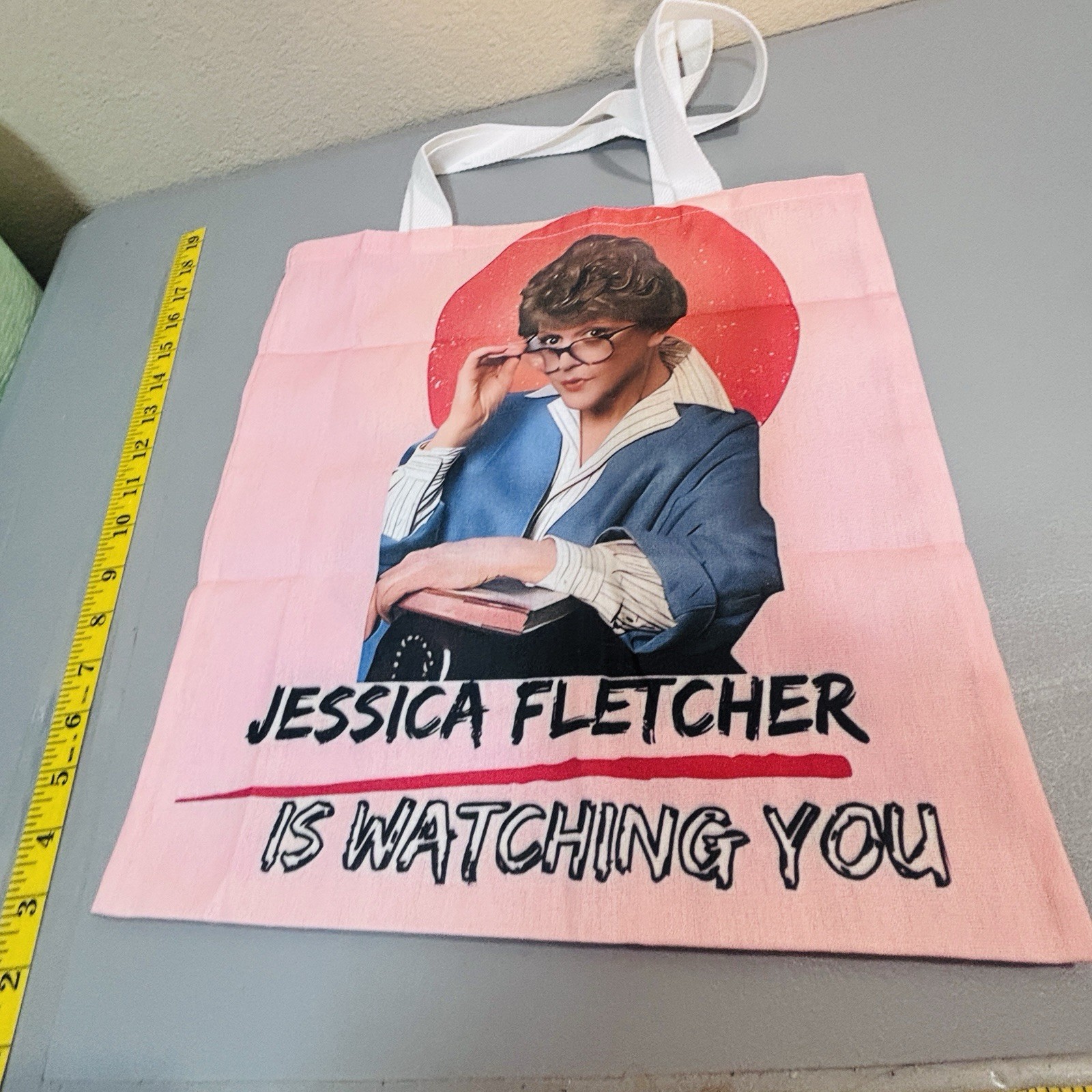 Murder She Wrote TV Reusable Tote Bag Shopping Grocery Travel Double Handles