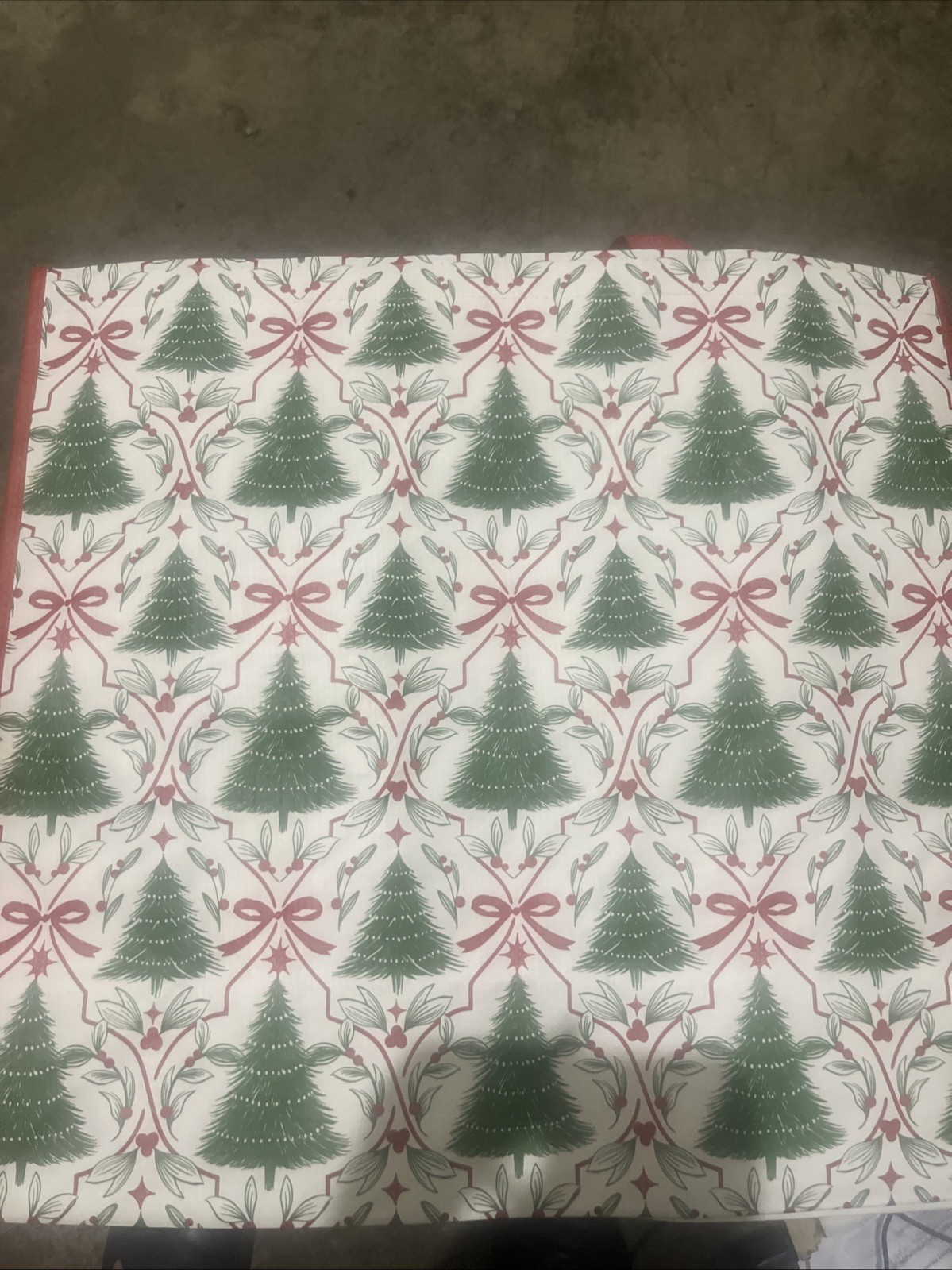 Lot Of 2 TJ MAXX REUSABLE SHOPPING TRAVEL TOTE BAGS Sugar Skull Christmas Tree