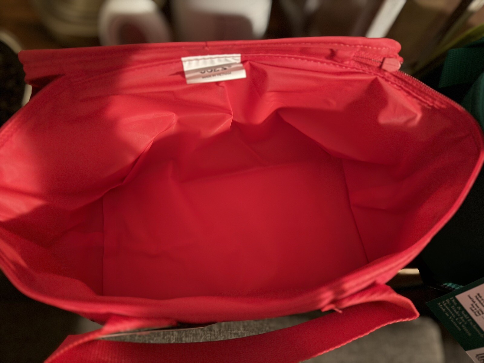 Trader Joe’s Mini Insulated Tote bag – New set of 2 GREEN AND RED -Ready To Ship