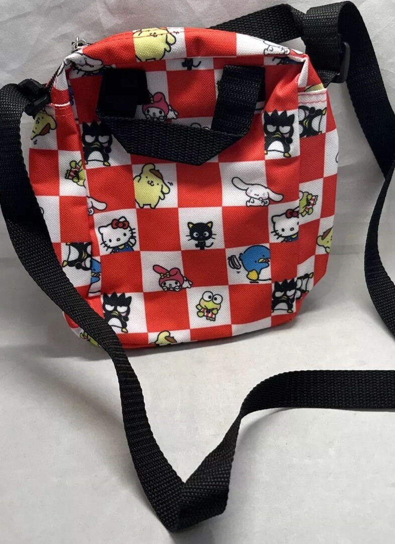 Hello Kitty & Friends Zippered 8″ Adjustable Nylon Bag by Fast Forward New York