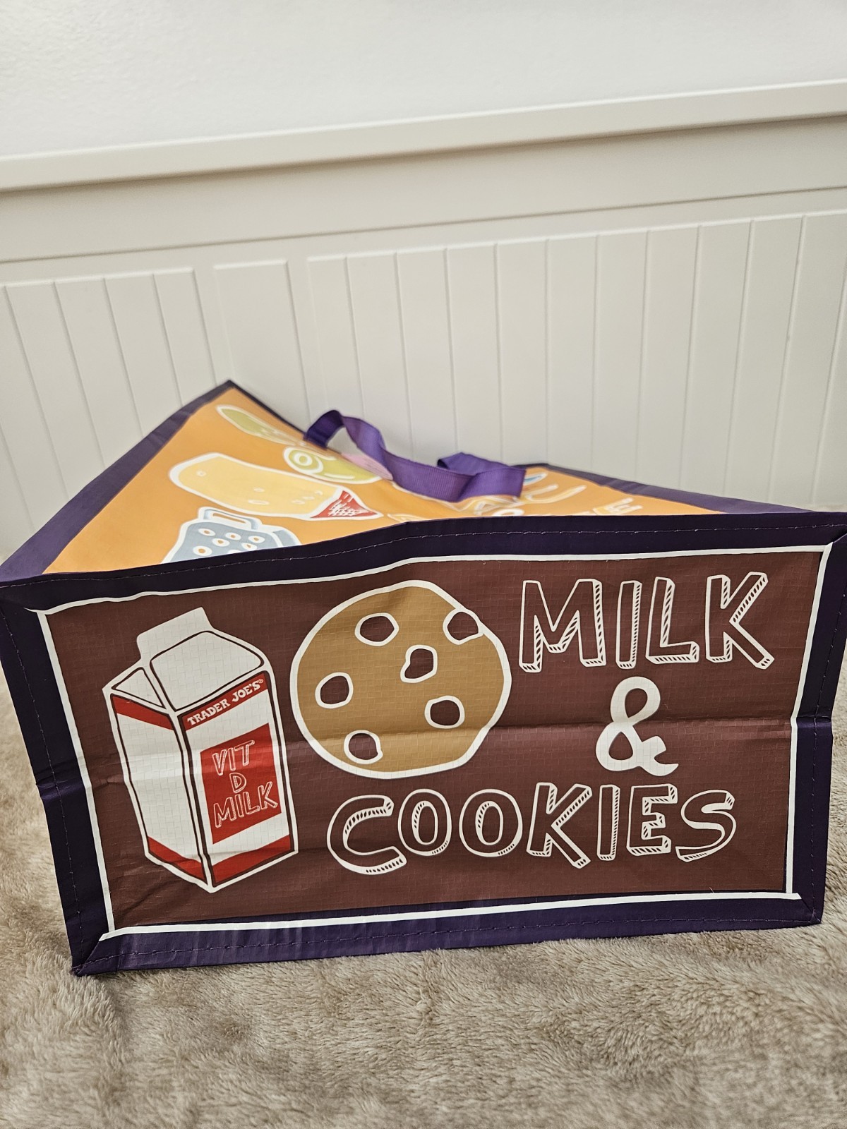 Trader Joe’s Comfort Food 100% Reusable Polypropylene Grocery Bag NWT *Read