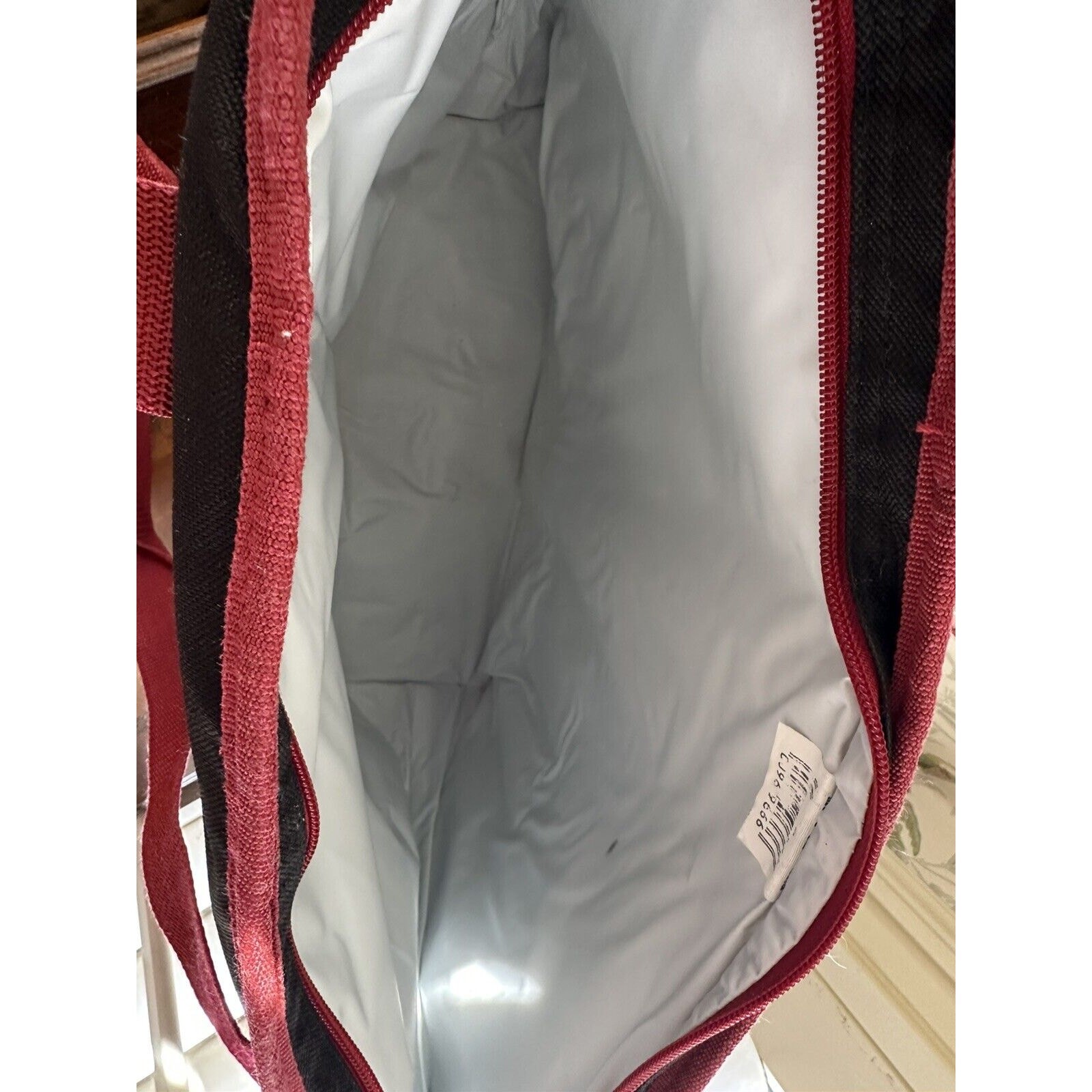 Trader Joe’s Extra Large 7 Gallon Black Red Insulated Reusable Bag