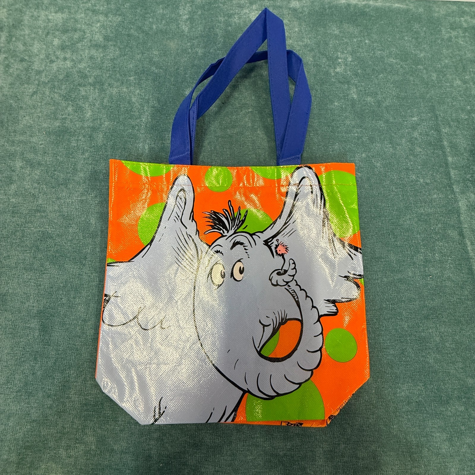 Dr. Seuss Tote Bags Lot of 5 Bags Cat-in-Hat Horton One-Fish 11″x11″ NWOT [03]