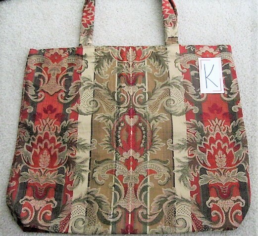 Floral Tapestry Tote Sturdy Vintage-Inspired Handmade Shopping Bag – NEW!