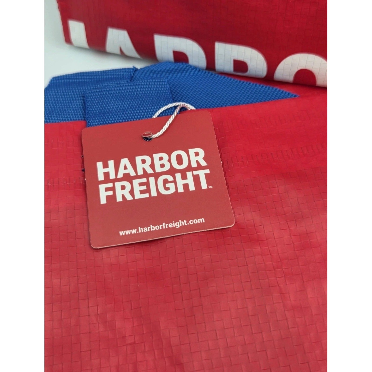2 Pack Harbor Freight XXL Reusable Tote Bags Red 55 lb. / 19 Gallon FRAKTA Bags