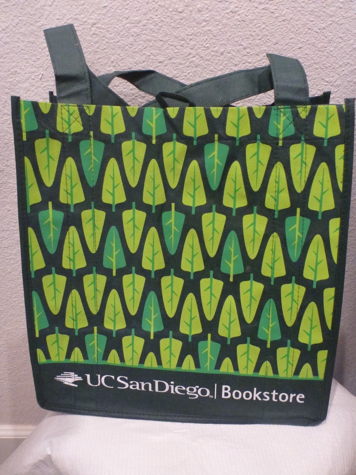 UC San Diego UCSD Bookstore Recycled Reusable Bag Bird Trees