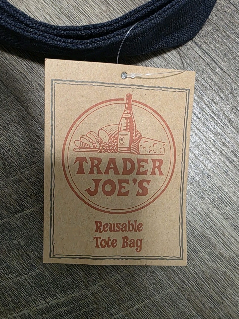 Trader Joe’s Bag Canvas Reusable Heavy Cotton Navy Large *Fast Shipping*