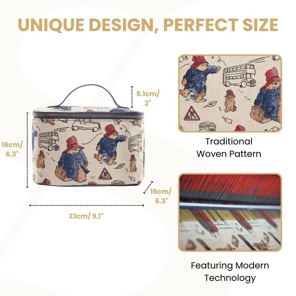 Signare Tapestry Toiletry Bag Makeup Cosmetic One Size, Paddington Bear