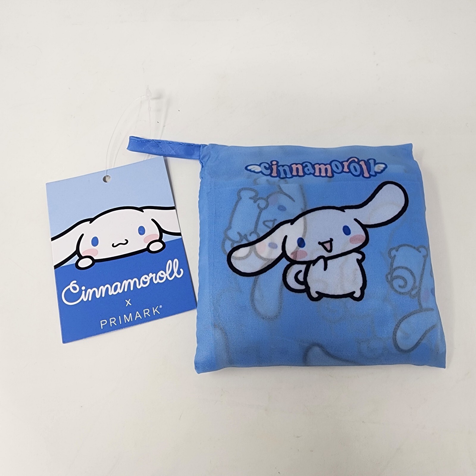 PRIMARK Cinnamoroll Tote Bag Foldaway Bunny Blue New Sanrio Rabbit