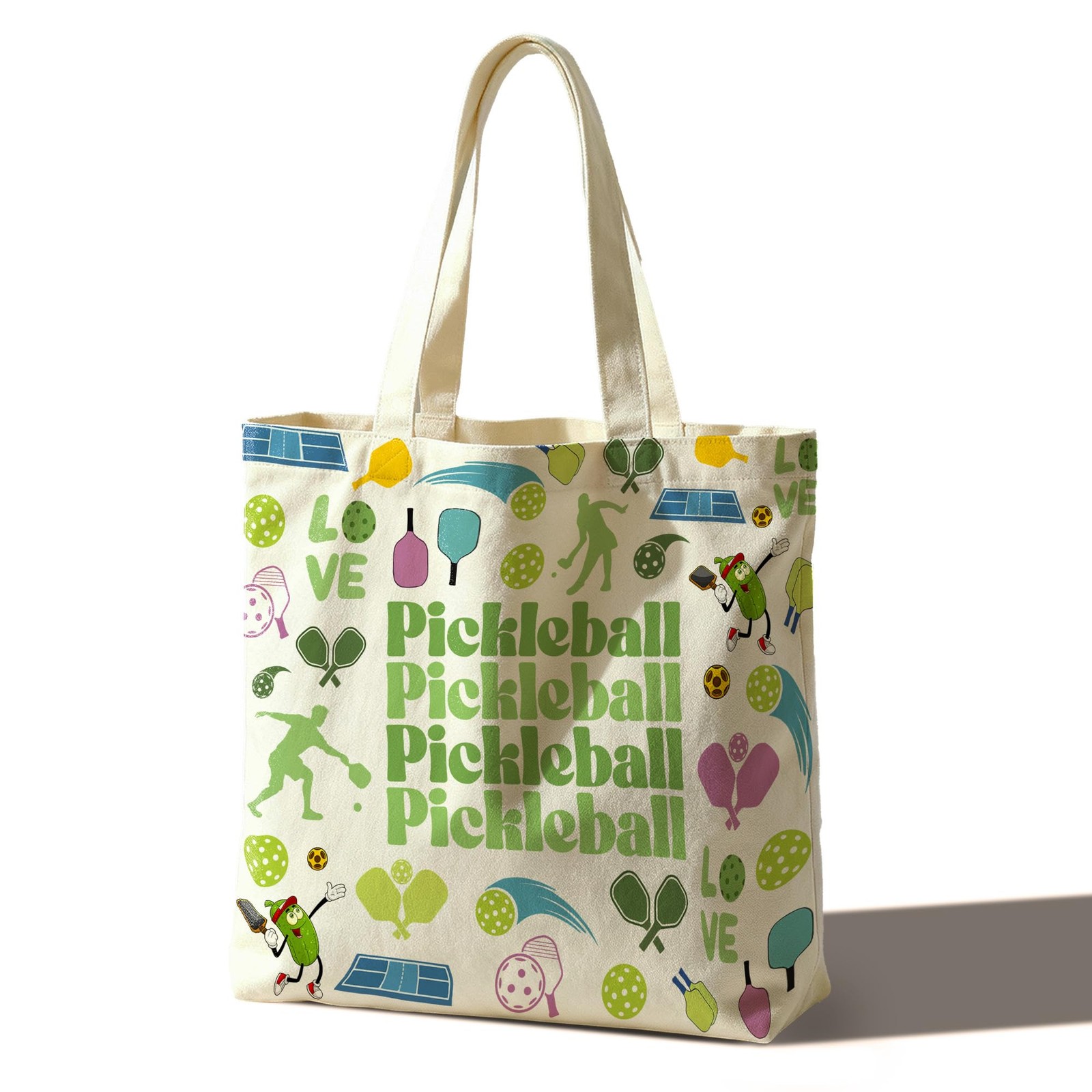 Pickleball Tote Bag For Women Man, Pickleball Sports Tote Bag, Reusable Work …