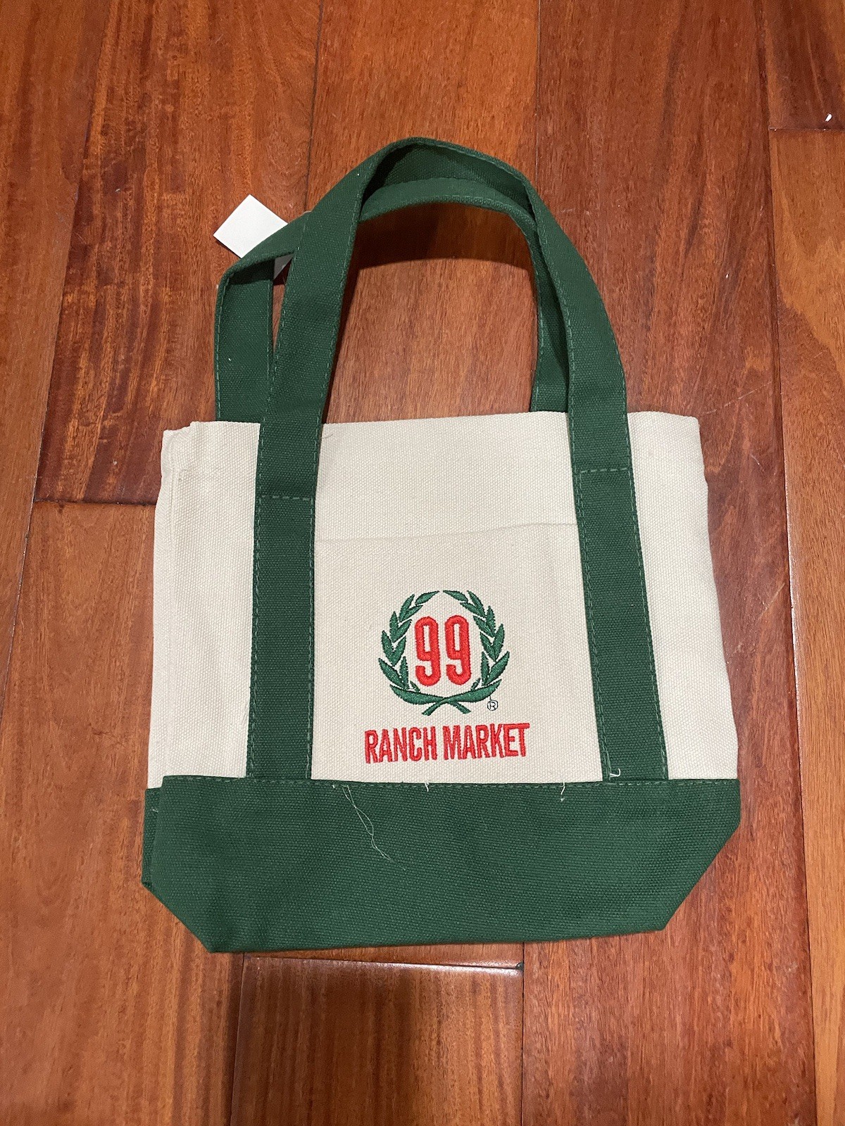 99 Ranch Market Mini Tote Bag Set of 2 (Red & Green)
