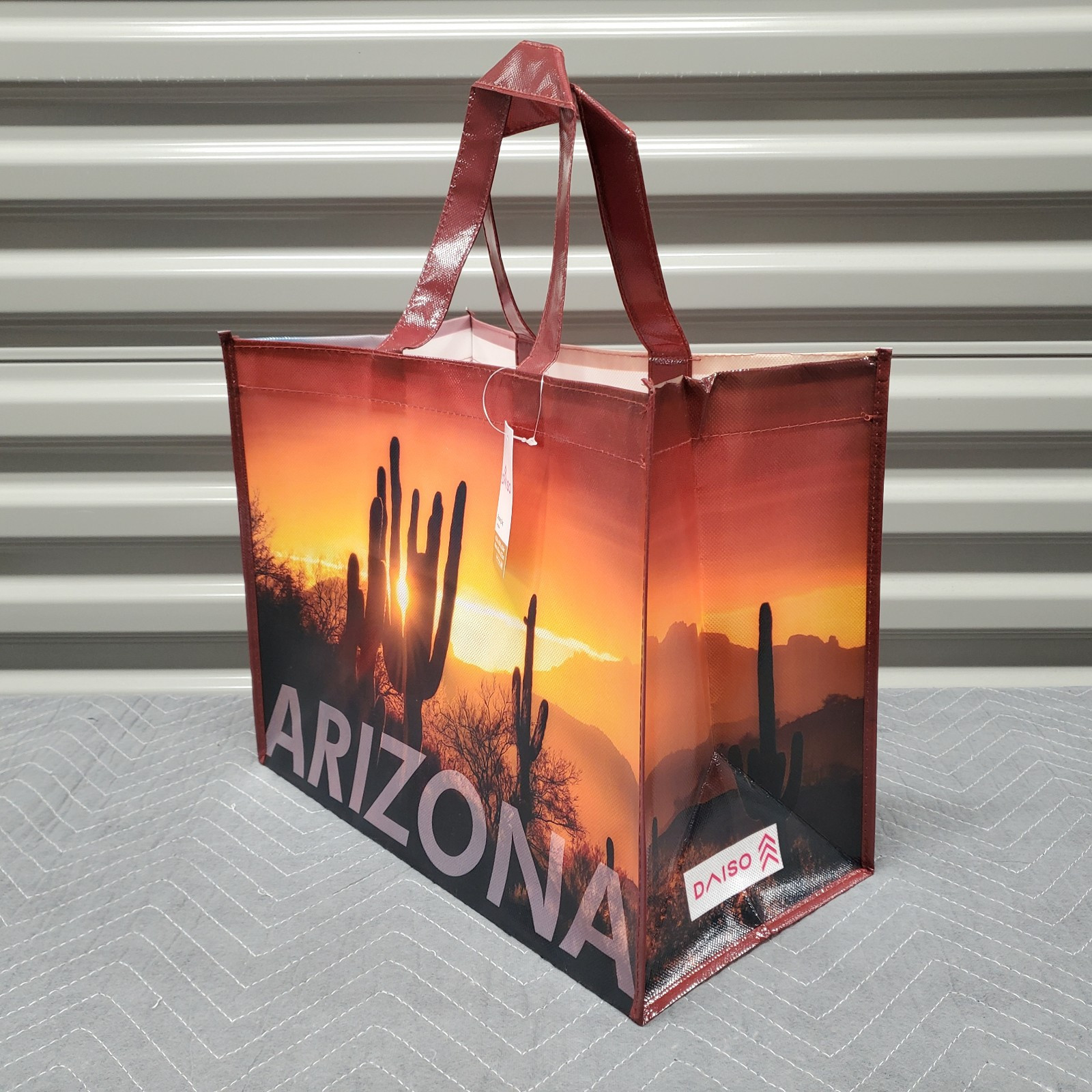 ARIZONA Landscape Reusable Grocery Shopping Tote Bag Medium 15x12x8″ Daiso Japan