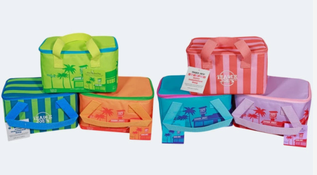 Trader Joe’s 2026 Summer Mini Insulated Tote Bags Set of 6 NWT NWT Authentic