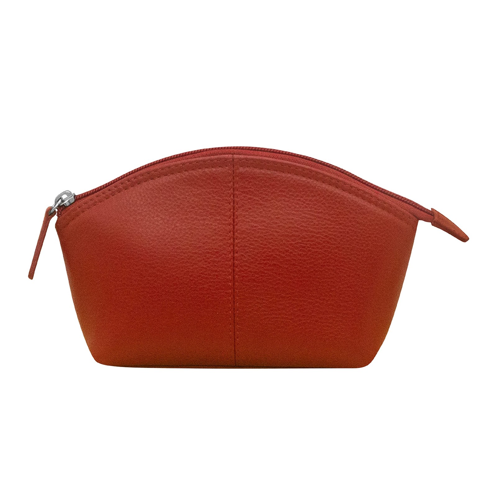 ili New York Genuine Leather Cosmetic Pouch – RFID One Size (Pack of 1), Red